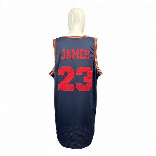 Vintage - LeBron James #23 Cleveland Cavaliers NBA Jersey – Navy – Men’s 3XL
