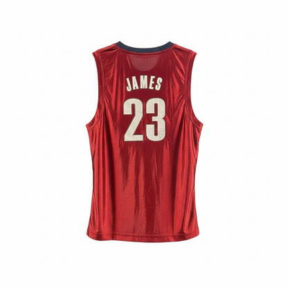Vintage - LeBron James #23 Cleveland Cavaliers NBA Jersey – Red – Youth Large