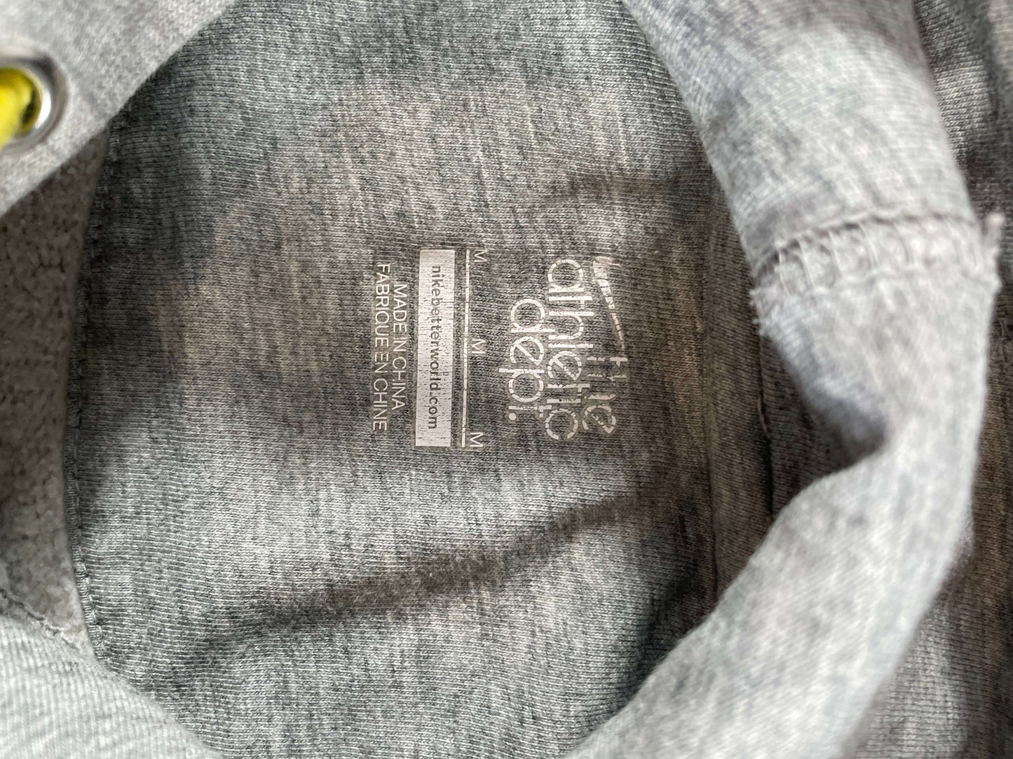 Nike 'Just Do It' Hoodie (Tag)- Grey - Pre-loved