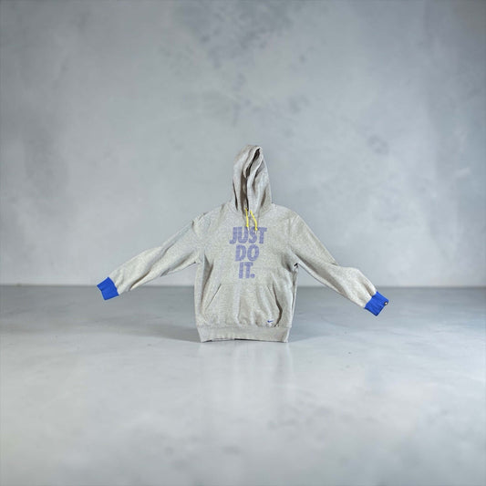 Nike 'Just Do It' Hoodie - Grey - Pre-loved