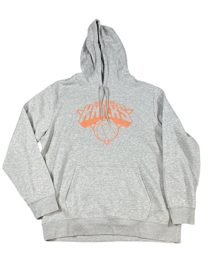 New York Knicks Grey Hoodie – Classic Logo | Official NBA Apparel