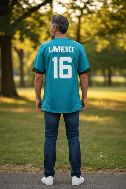 Trevor Lawrence #16 Jacksonville Jaguars NFL Jersey – Teal – Men’s – Brand New