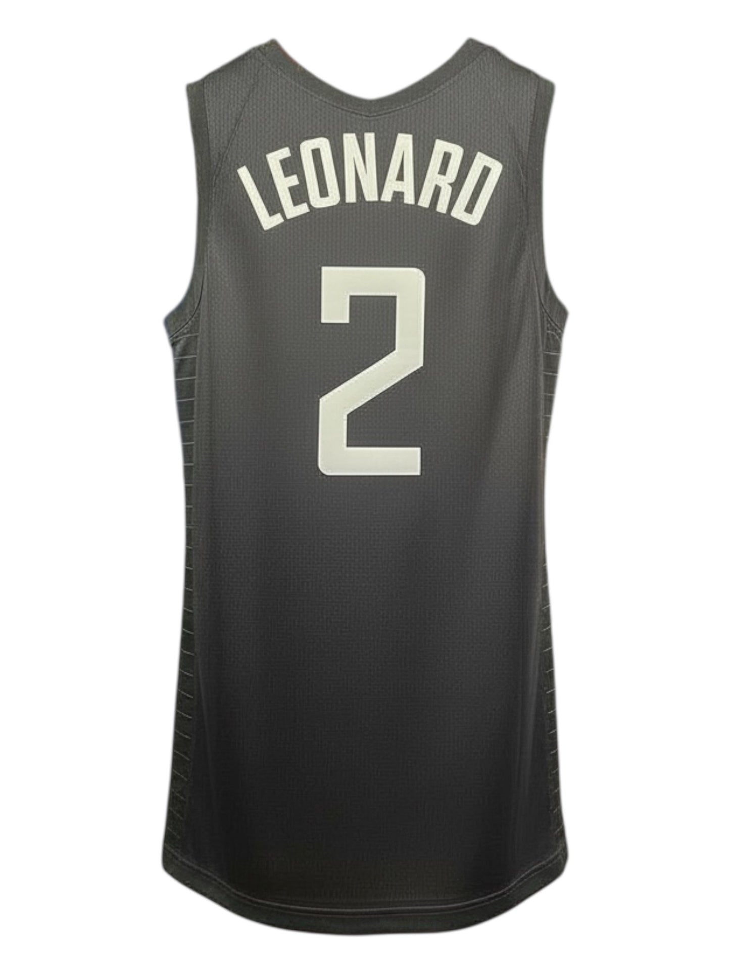 Kawhi Leonard #2 LA Clippers NBA Jersey – Black – Teen Large – Brand New