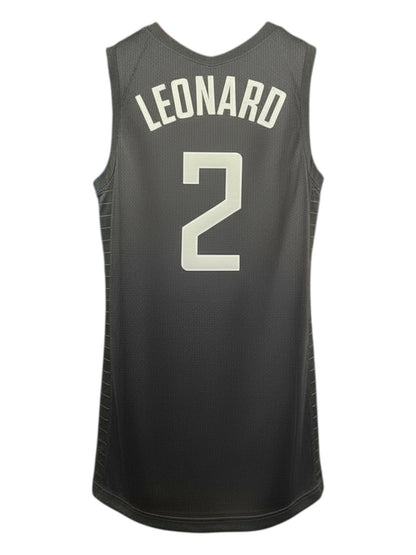 Kawhi Leonard #2 LA Clippers NBA Jersey – Black – Teen Large – Brand New