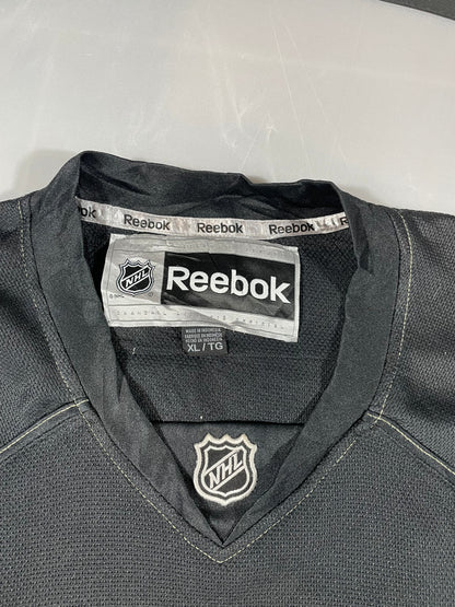 Vintage Pittsburgh Penguins Kris Letang #58 Reebok NHL Jersey - Black/Gold - Men’s XL