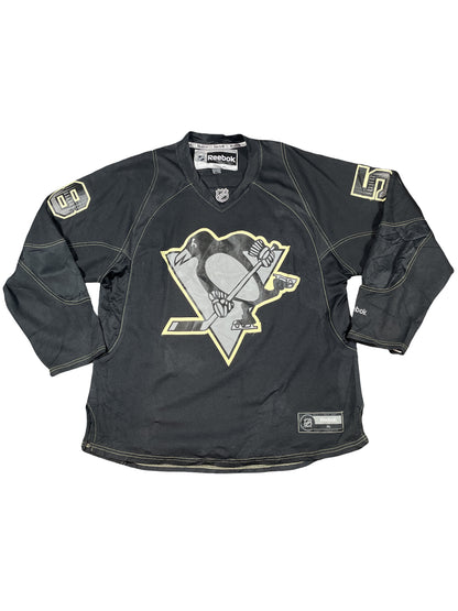 Vintage Pittsburgh Penguins Kris Letang #58 Reebok NHL Jersey - Black/Gold - Men’s XL