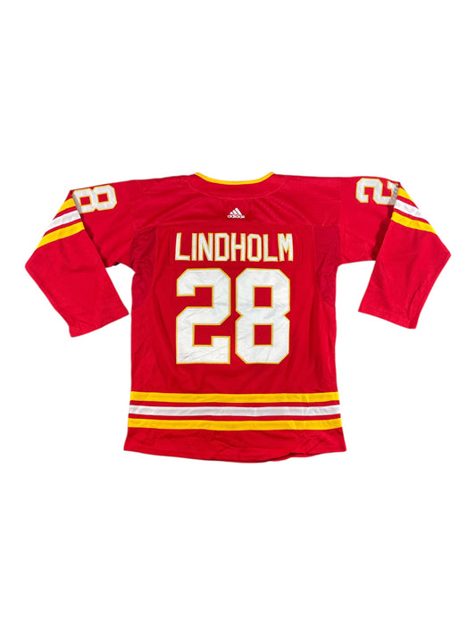 Vintage Calgary Flames Elias Lindholm #28 Adidas NHL Jersey – Red | Pre-Loved
