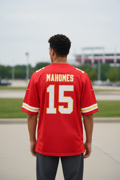 Patrick Mahomes #15 Kansas City Chiefs NFL Jersey – Red – Men’s – Brand New