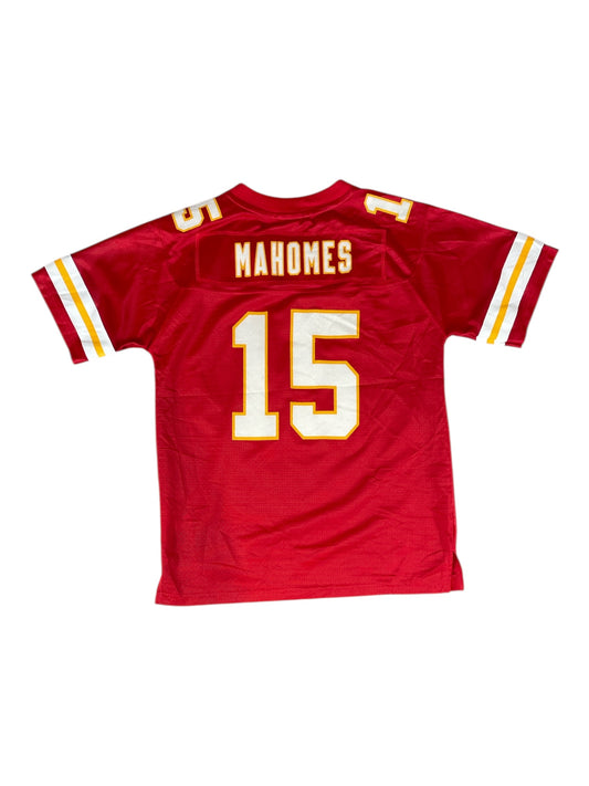 Kansas City Chiefs Patrick Mahomes #15 NFL Youth Jersey – Red (Youth Medium)