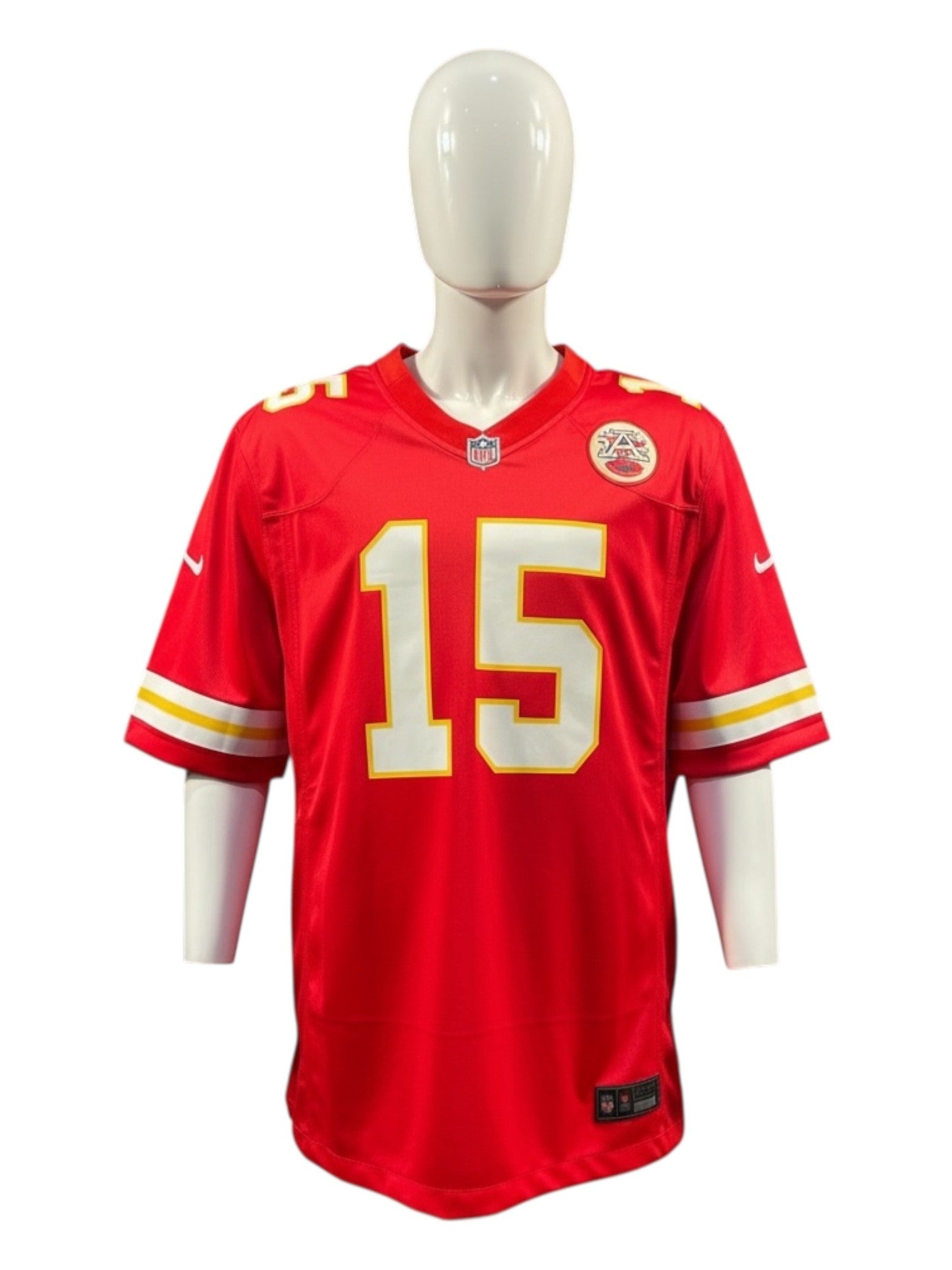 Patrick Mahomes #15 Kansas City Chiefs NFL Jersey – Red – Men's