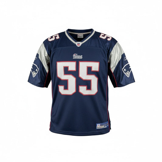 New England Patriots Willie McGinest #55 NFL Jersey – Navy (Pre-Loved)