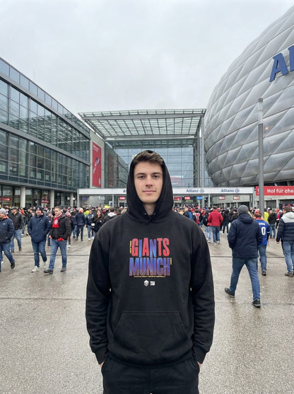 New York Giants Munich Hoodie – NFL International Series Black Pullover