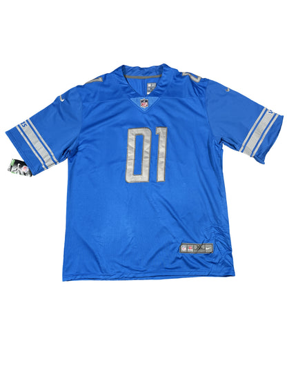 Detroit Lions Nike “On Field” NFL Jersey – MITCHELL #01 – Blue – XL