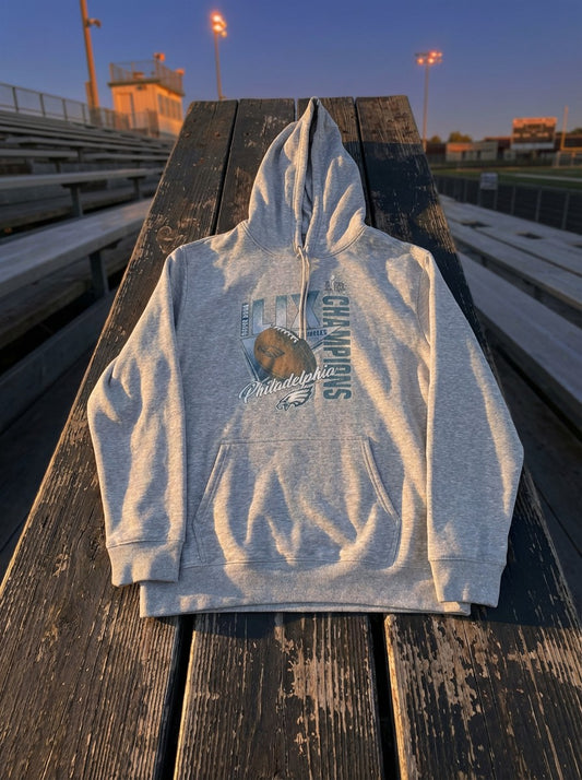 Philadelphia Eagles Super Bowl LIX Champions Hoodie – Grey | Official NFL