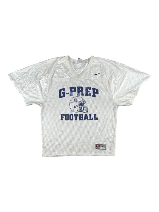 Vintage - Nike G-Prep Football Jersey – White – Men’s Large