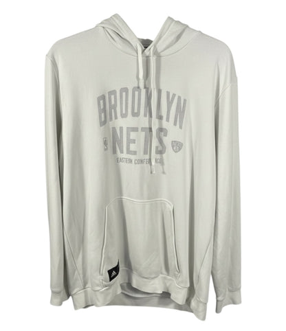 Vintage Brooklyn Nets Adidas Hoodie - 2012 Move Era - Men's L - NJ Shield Logo