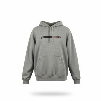 Nike Retro Chest Stripe Hoodie – Grey (Pre-Loved)