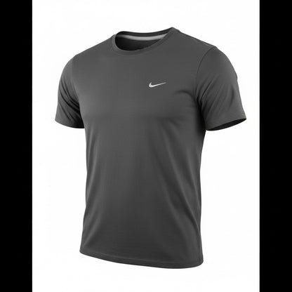 Nike Swoosh Logo T-Shirt – Dark Grey (Pre-Loved)