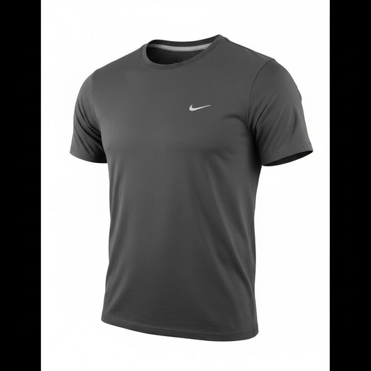 Nike Swoosh Logo T-Shirt – Dark Grey (Pre-Loved)