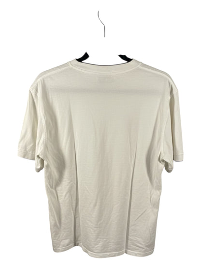 Nike V-Neck T-Shirt – Cream / Off-White (Pre-Loved)