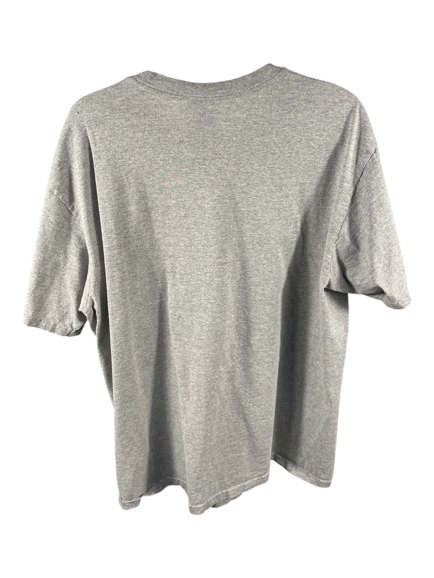 Nike “Just Do It” Graphic T-Shirt – Grey / Green NCAA Style (Pre-Loved)