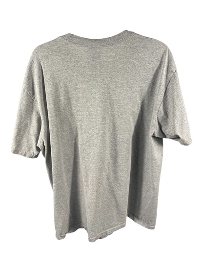 Nike “Just Do It” Graphic T-Shirt – Grey / Green NCAA Style (Pre-Loved)