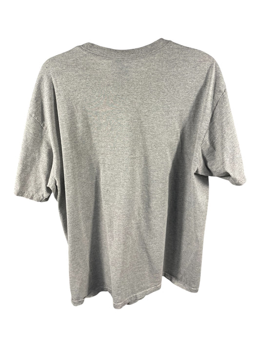 Nike “Just Do It” Graphic T-Shirt – Grey / Green NCAA Style (Pre-Loved)