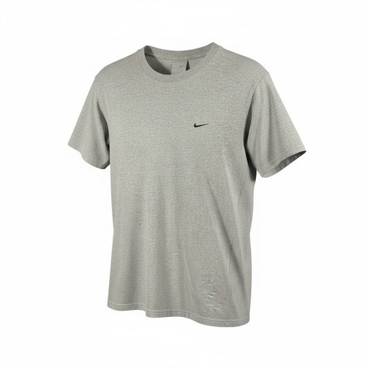 Nike Swoosh Logo T-Shirt – Light Grey (Pre-Loved)