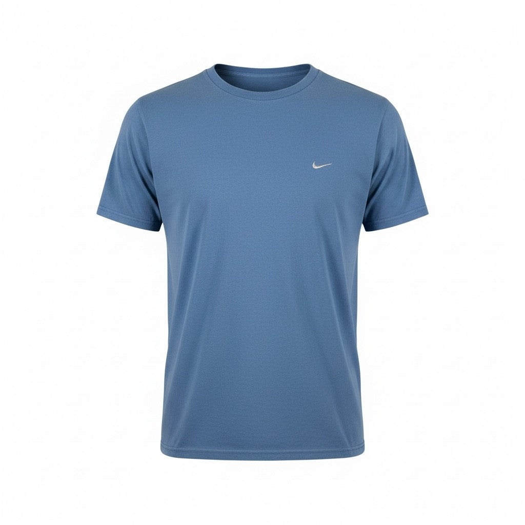 Nike Swoosh Logo T-Shirt – Blue (Pre-Loved)