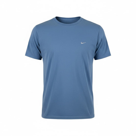 Nike Swoosh Logo T-Shirt – Blue (Pre-Loved)