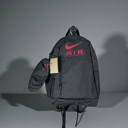 Nike Air School Backpack / Rucksack – Black & Red (FN0961-010) – Brand New