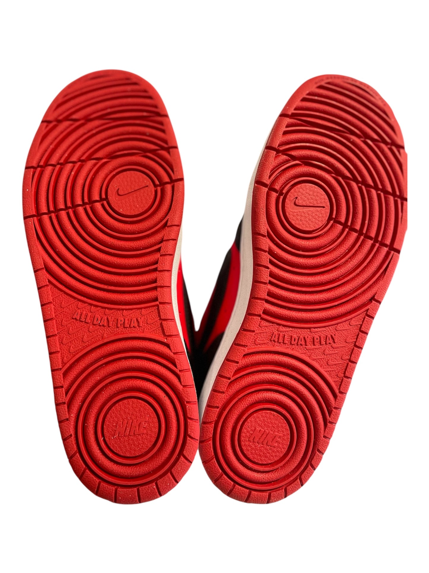 Nike Court Borough Low Recraft Trainers – Black Red – UK 4.5
