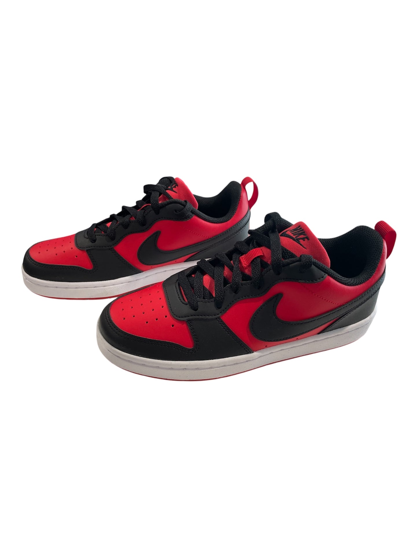 Nike Court Borough Low Recraft Trainers – Black Red – UK 4.5