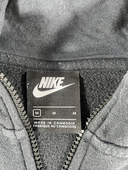 Vintage - Nike 1/4 Zip Hoodie Black & Grey – Men’s Medium