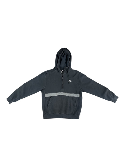 Vintage - Nike 1/4 Zip Hoodie Black & Grey – Men’s Medium