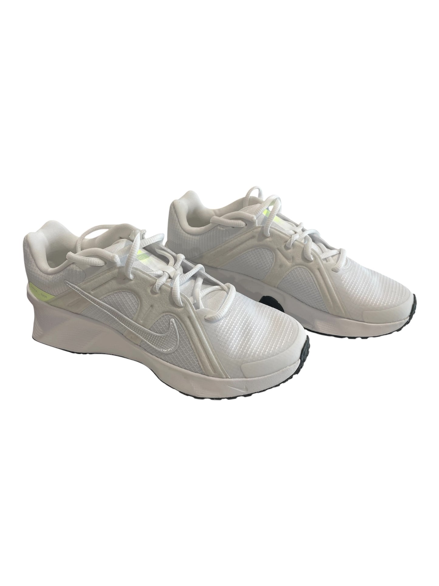 Nike Metro Tek Trainers – White / Metallic Summit White – UK 6
