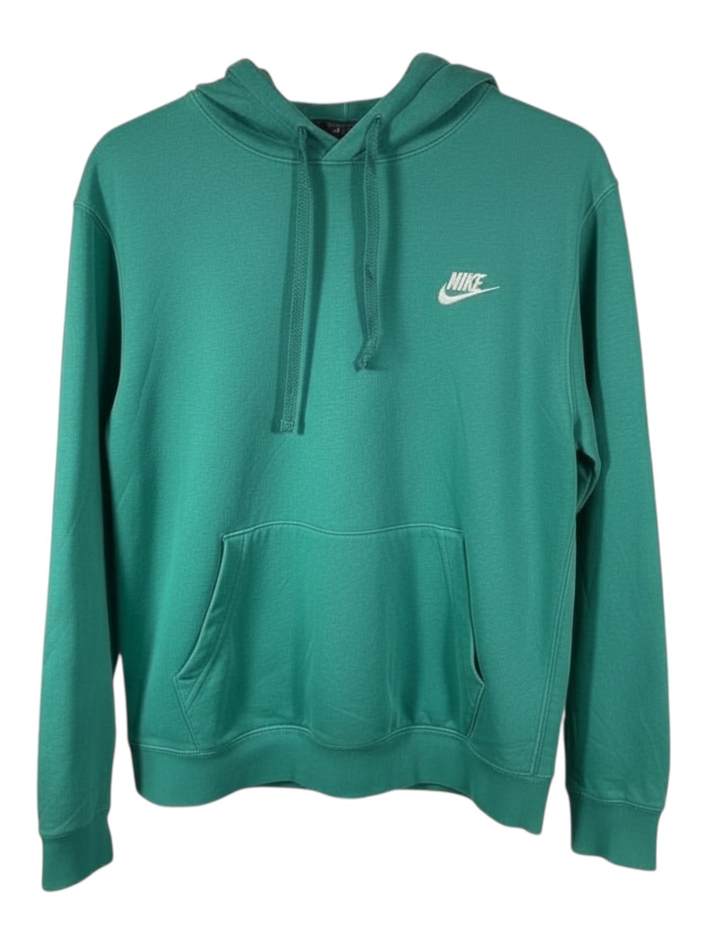 Vintage Nike Embroidered Spell-Out Hoodie - Green - Medium - Late 200's