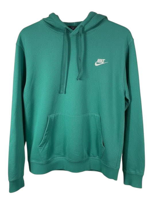 Vintage Nike Embroidered Spell-Out Hoodie - Green - Medium - Late 200's