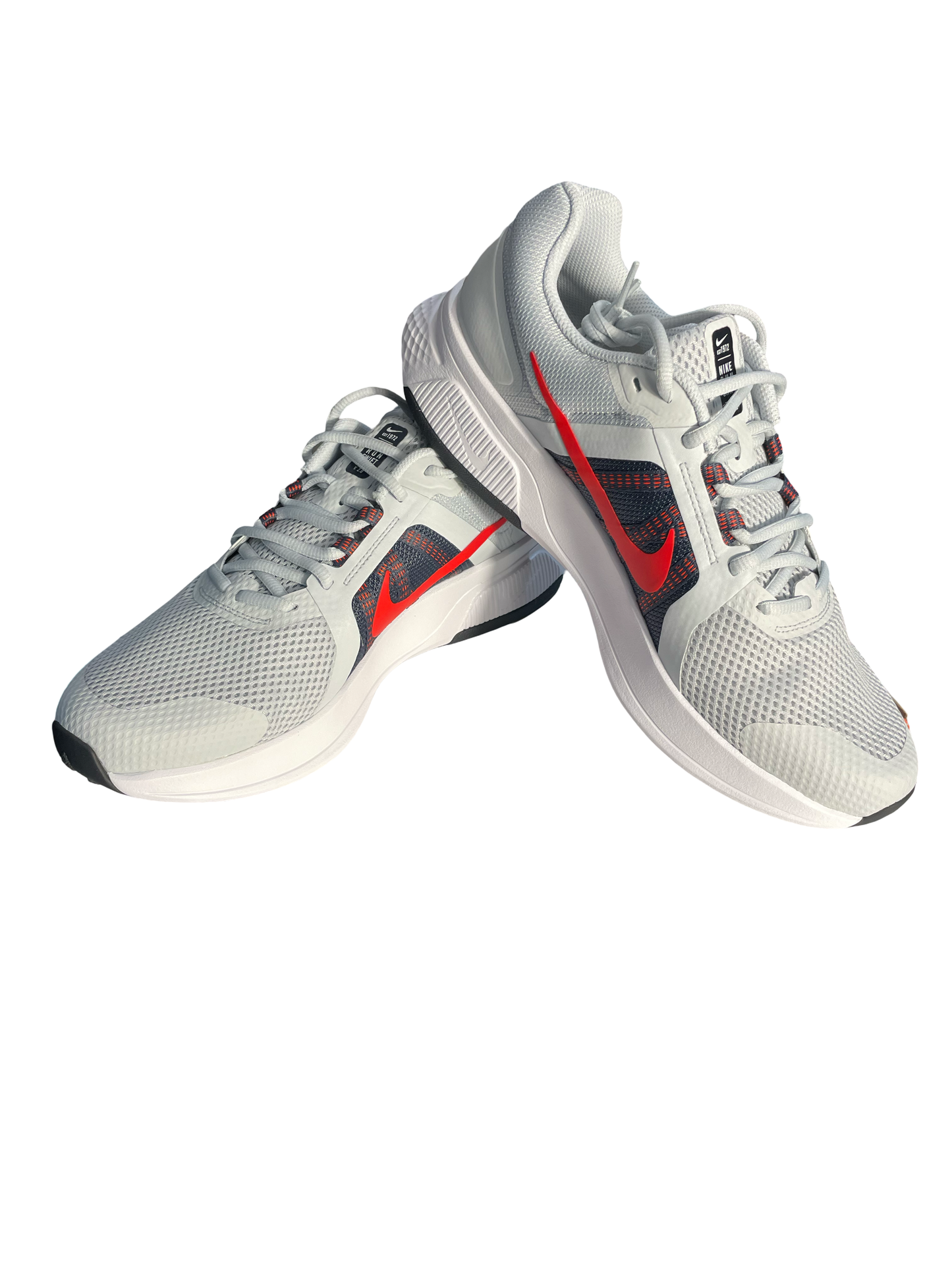 Nike Run Swift 2 Men's Road Running Shoes - Platinum/Red (CU3517-006)