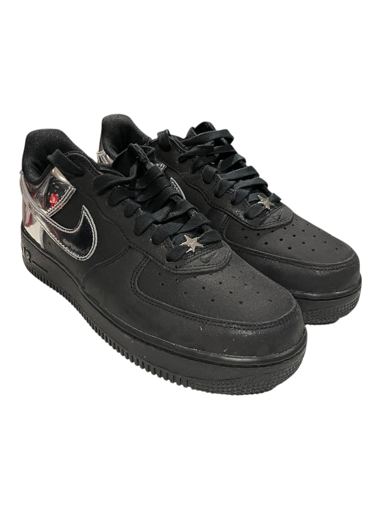 Nike Air Force 1 Low Retro “All-Star” HF2885-001 Black/Chrome – Reflective Leopard Graphic – Brand New