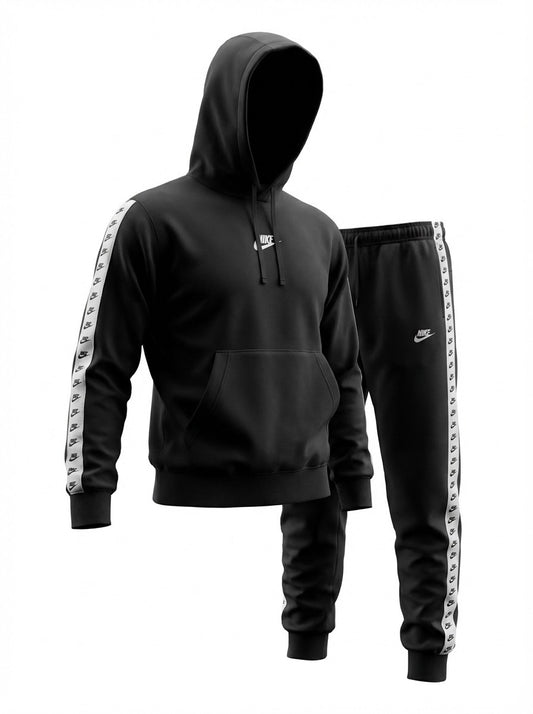 Nike Repeat Tape Tracksuit – Black – Brand New with Tags (DM6838-010)
