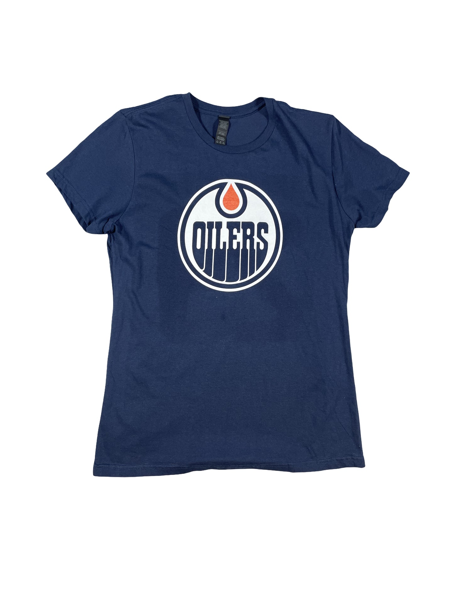 Edmonton Oilers NHL T-Shirt - Navy - Women's Large