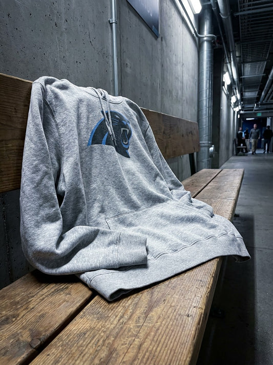 Carolina Panthers Grey Hoodie – Classic Logo | Official NFL Apparel