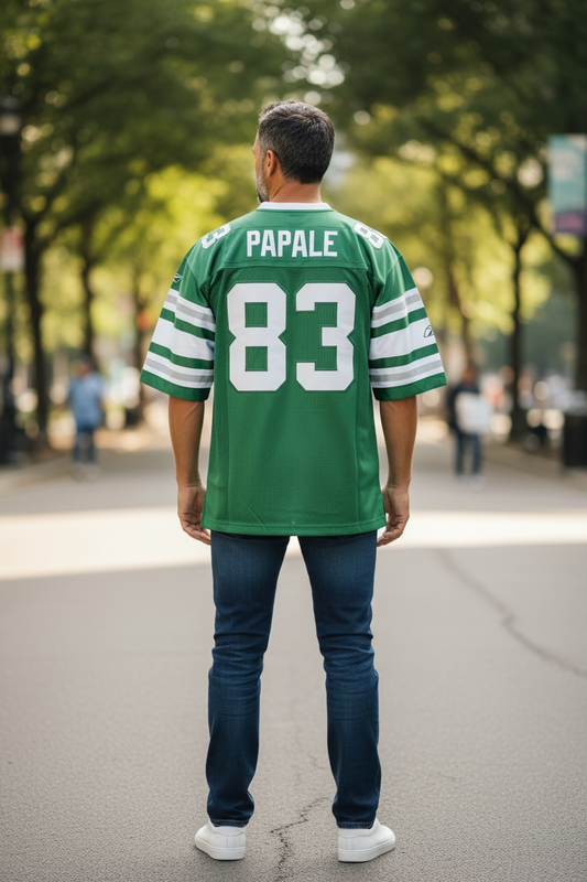 Vintage - Reebok Vince Papale #83 Philadelphia Eagles Throwback Jersey – Green – Men’s 2XL