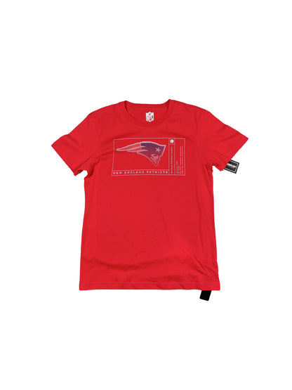Brand New - New England Patriots Fanatics NFL Graphic Tee - Red - Men’s Medium