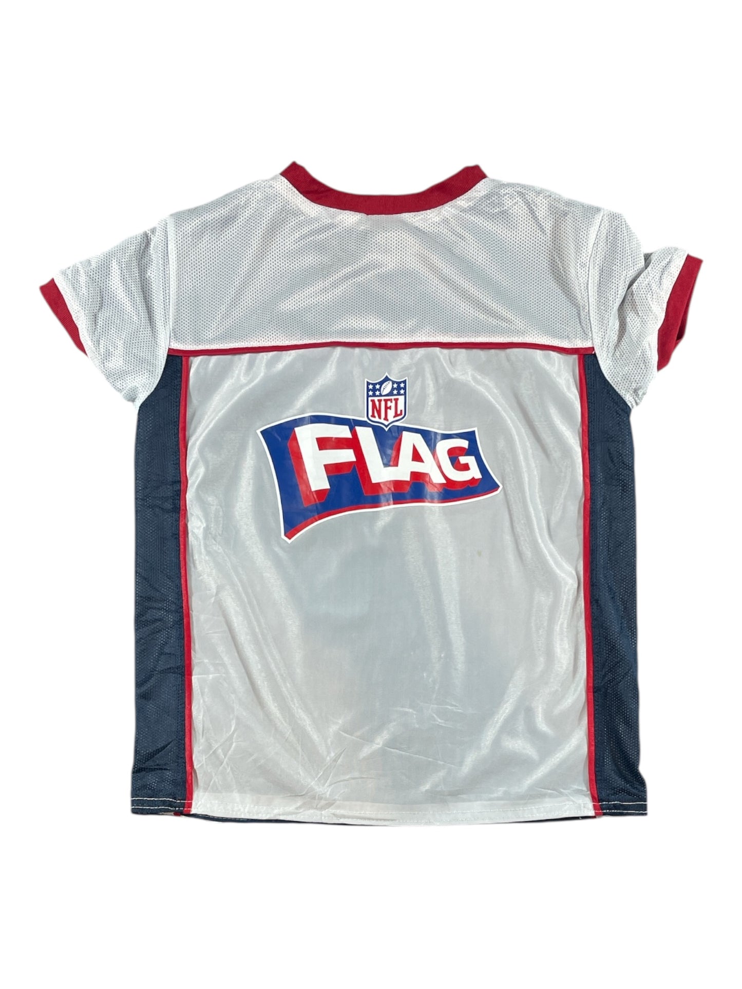 Vintage - New England Patriots NFL Flag Football Jersey – Youth Medium – Reversible