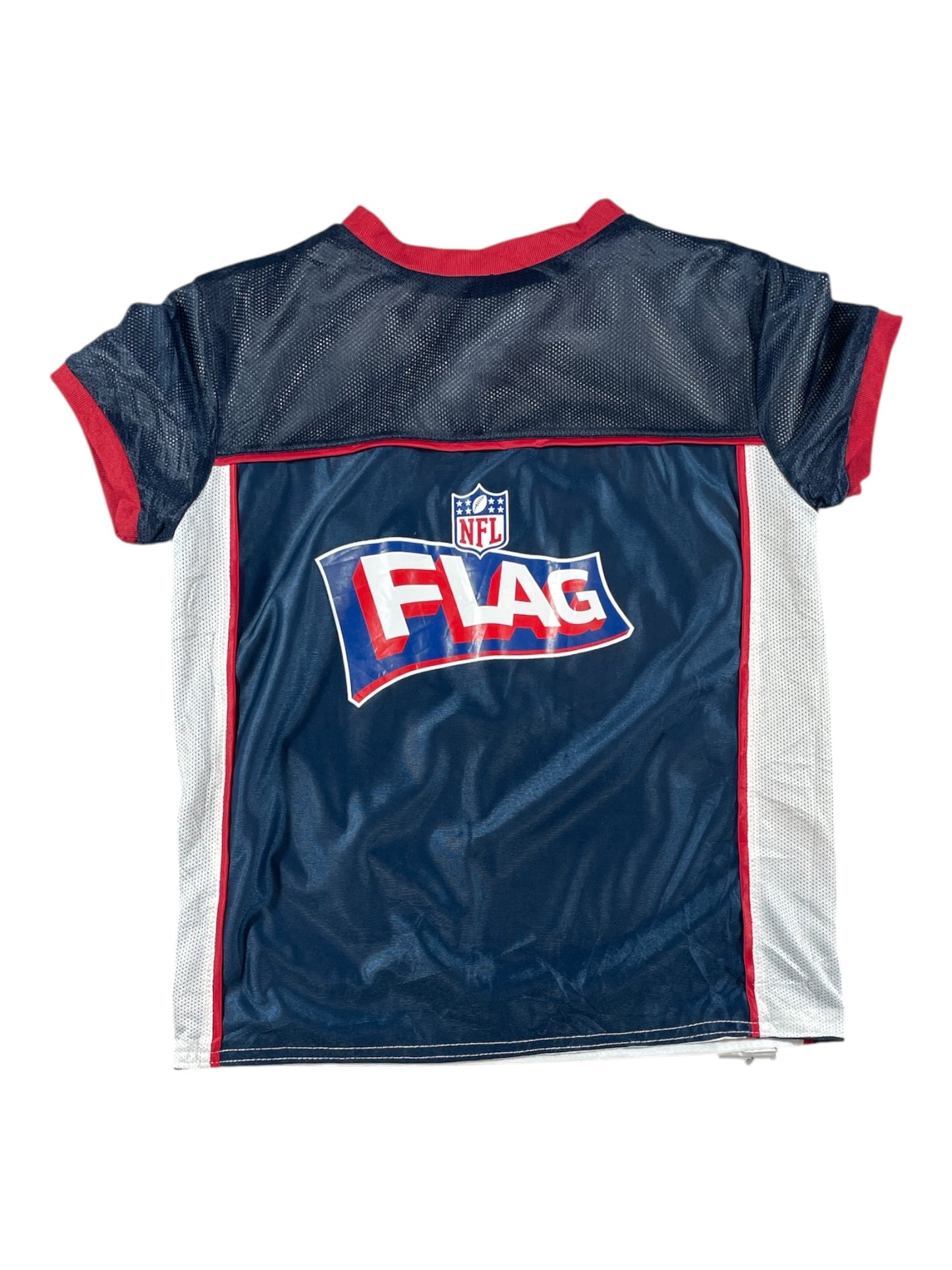 Vintage - New England Patriots NFL Flag Football Jersey – Youth Medium – Reversible