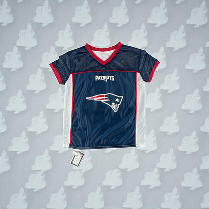 Vintage - New England Patriots NFL Flag Football Jersey – Youth Medium – Reversible