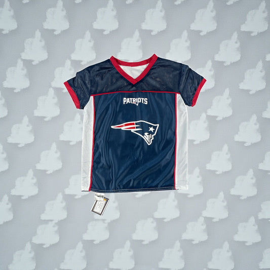 Vintage - New England Patriots NFL Flag Football Jersey – Youth Medium – Reversible