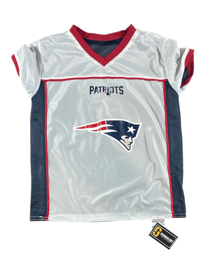 Vintage - New England Patriots NFL Flag Football Jersey – Youth Medium – Reversible